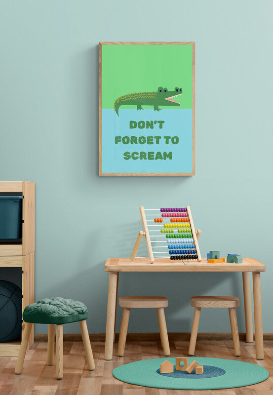 Row row row your boat wall art print collection