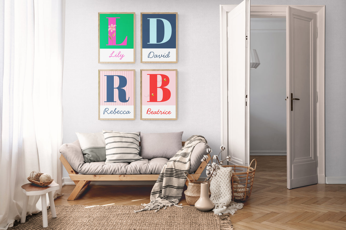 Personalised letter prints