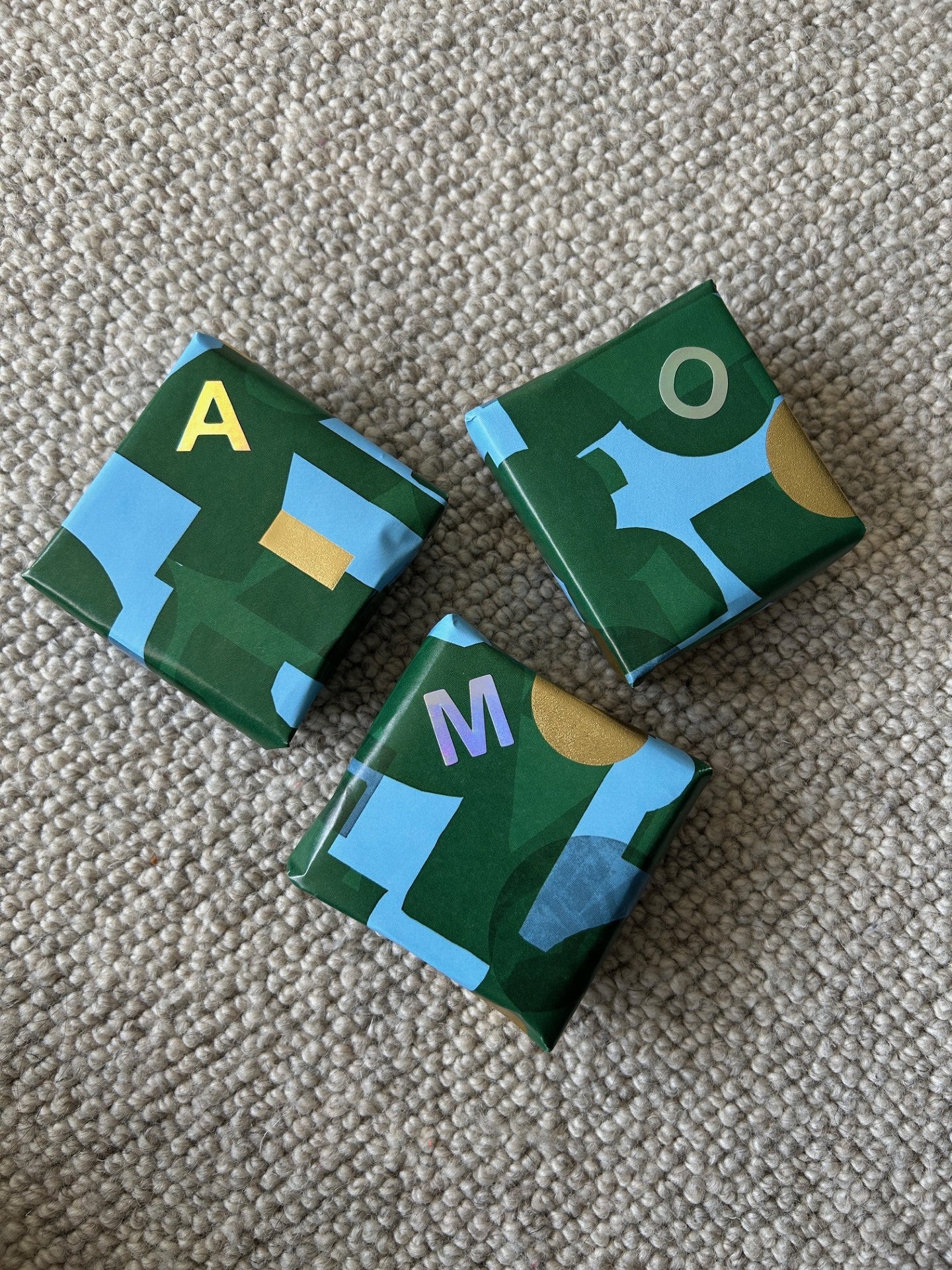 Personalised letter Christmas tree decorations (includes frame)