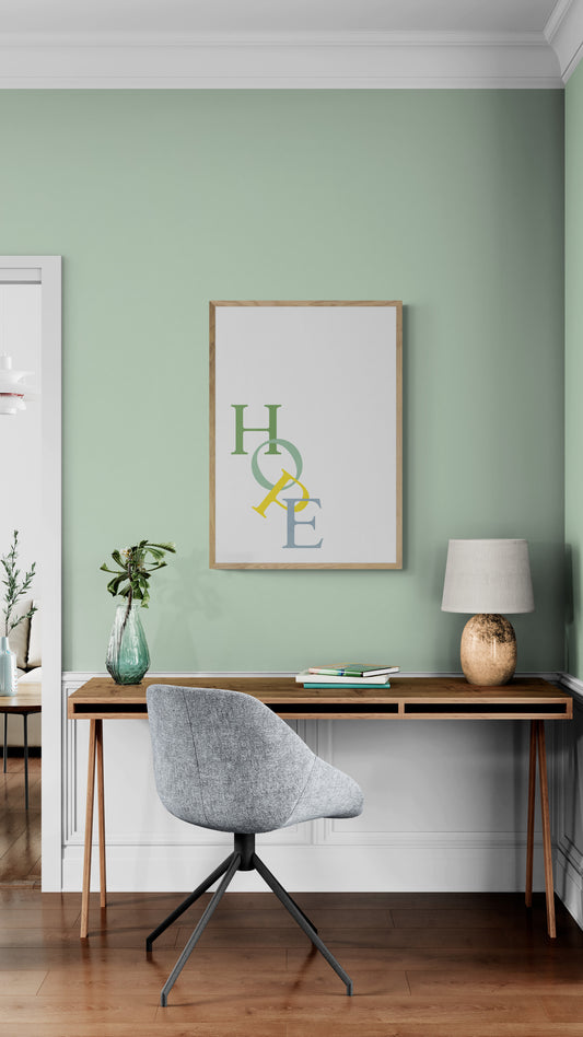 "Hope" wall art print