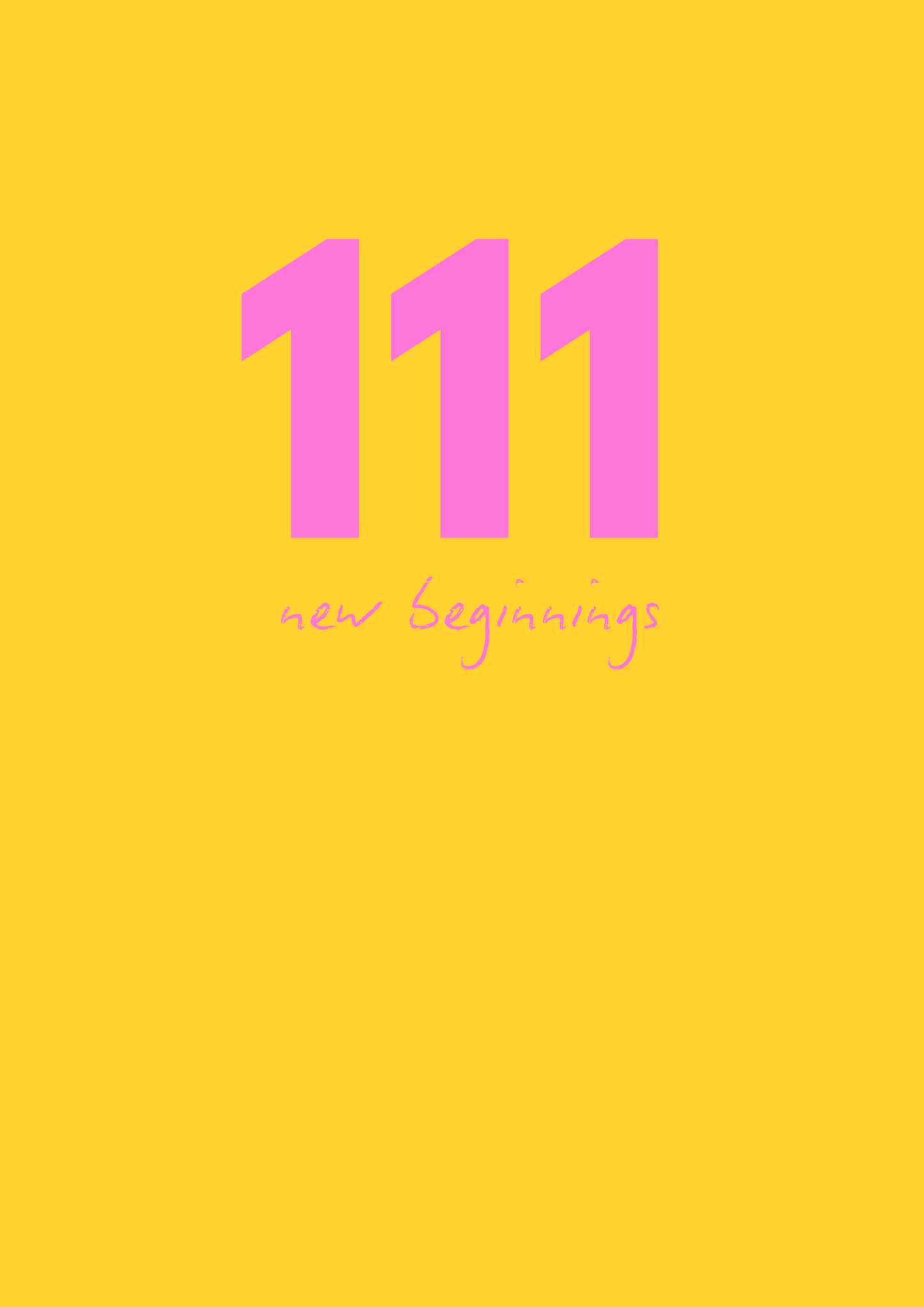 111 Angel Time Wall Art Print | New beginnings