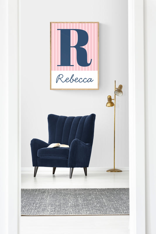 Personalised letter prints