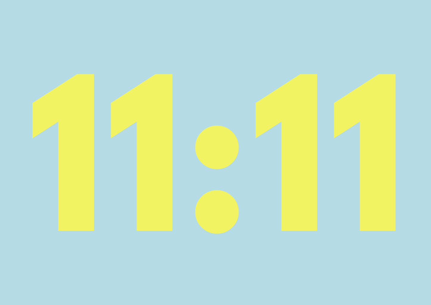 11:11 Angel Time Wall Art Print | Manifestation Art