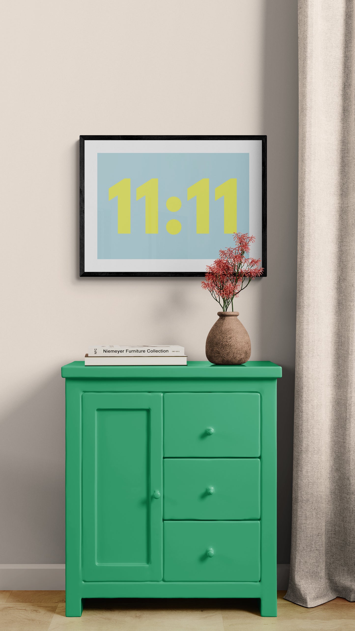 11:11 Angel Time Wall Art Print | Manifestation Art