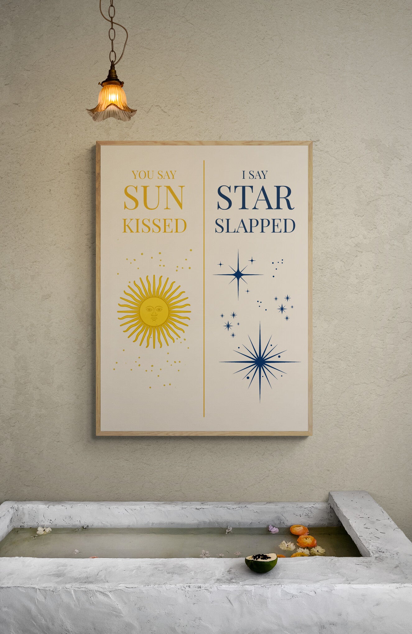 Sun kissed vs star slapped | DIC x Barley Designs SPF Art Print