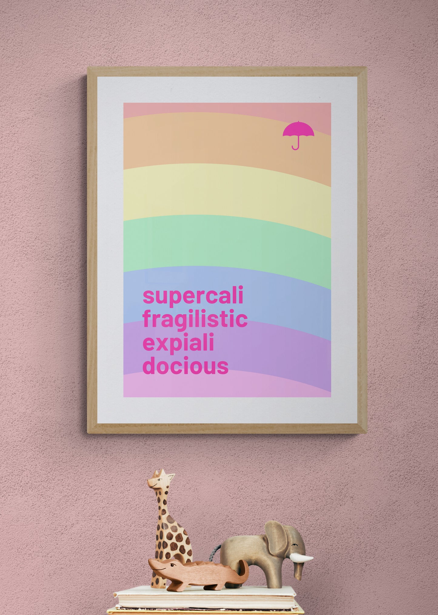 Supercalifragilisticexpialidocious wall art print